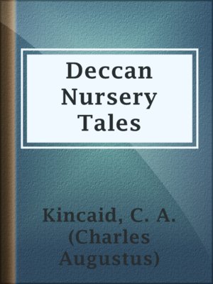 cover image of Deccan Nursery Tales